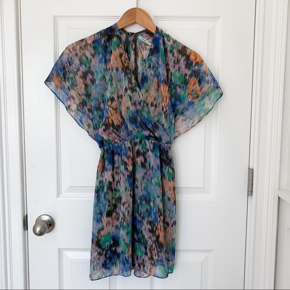 UO Kimchi Blue Watercolor Dress